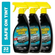 Invisible Glass 92164-3PK Premium Glass and Window Cleaner for Auto and Home Cleans Glass, Windows, Windshields, Navigation Screens, Streak-Free, Ammonia-Free, Tint-Safe, 22 Fl Oz, Pack of 3